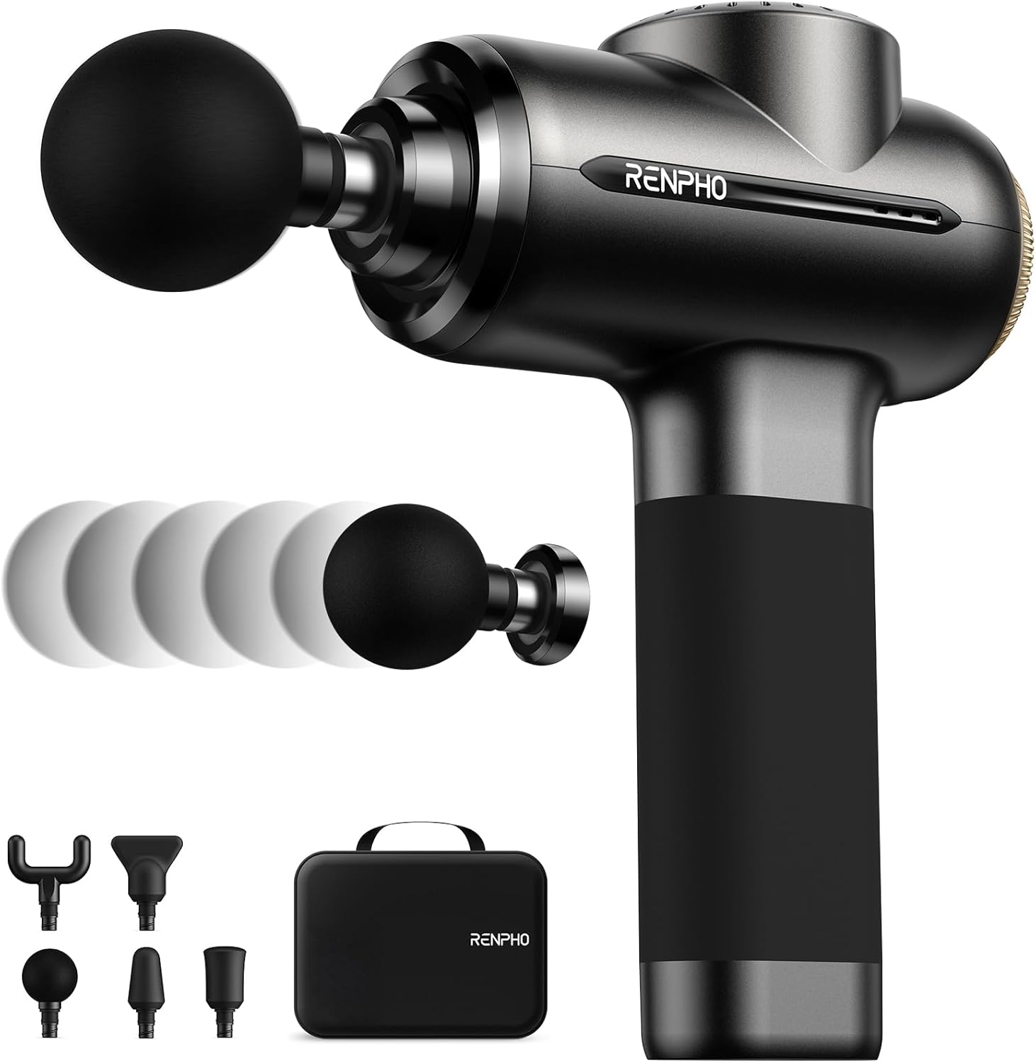 RENPHO Massage Gun: Heat, Cold & Deep Tissue Relief