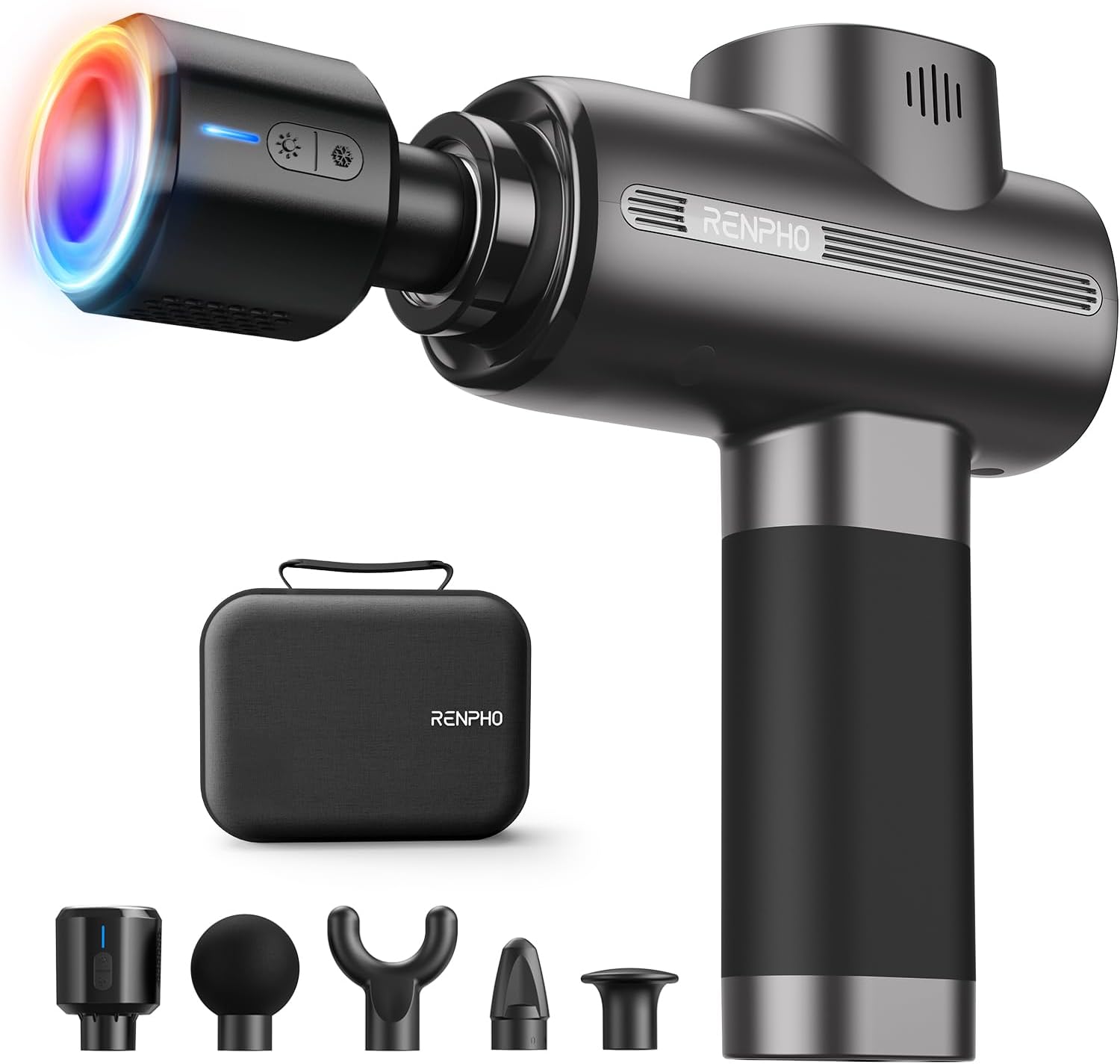 RENPHO Massage Gun: Heat, Cold & Deep Tissue Relief
