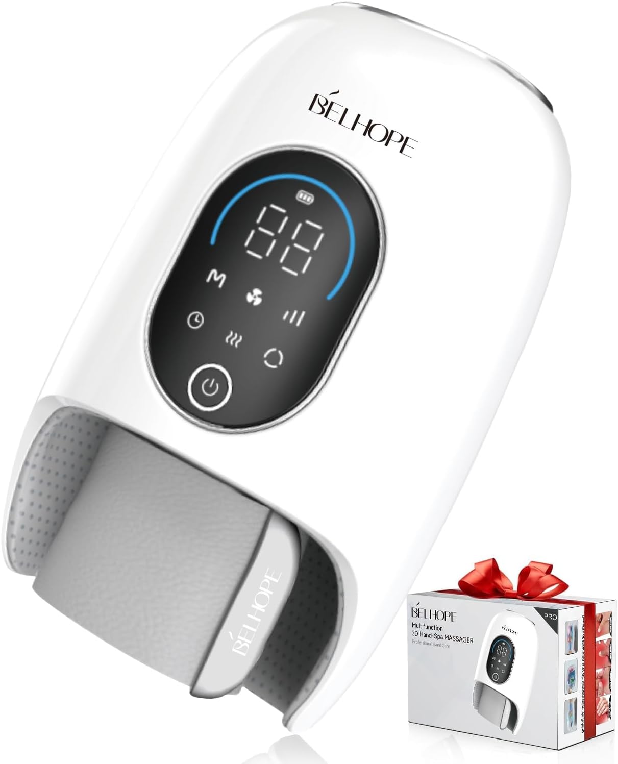 belhope Hand Massager: Heat, Cool, 9 Modes for Relief