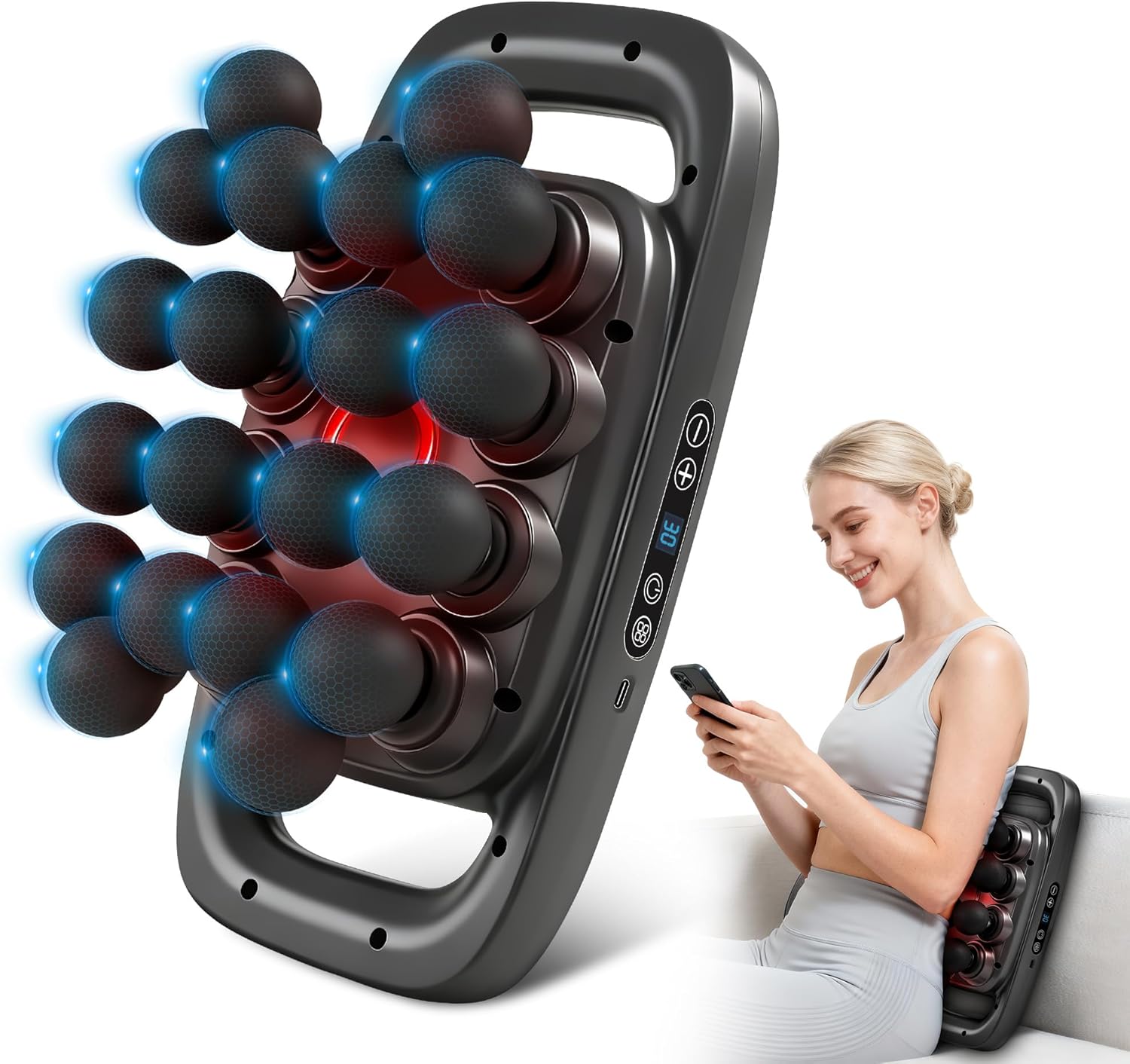 Massage Gun 16/20 Head Deep Tissue Muscle Pain Relief