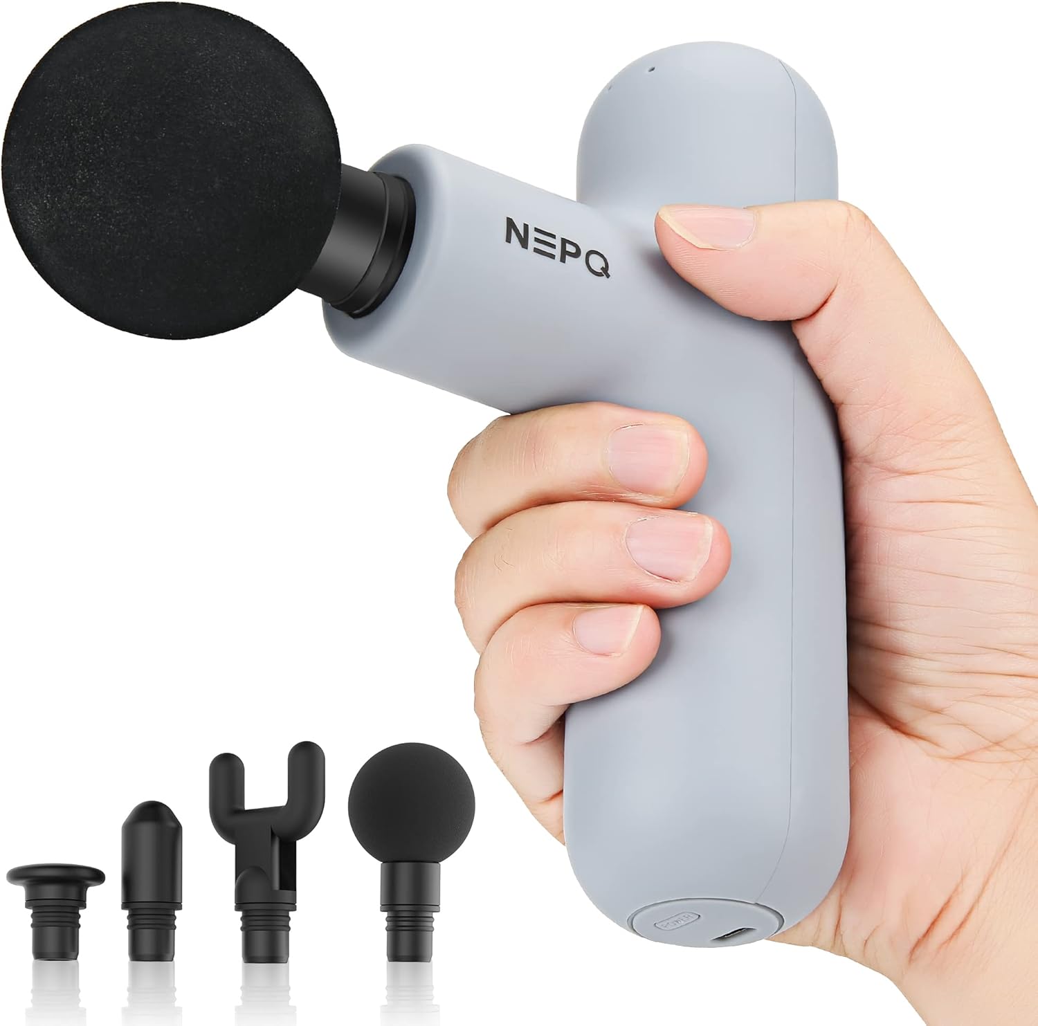 Mini Massage Gun: Deep Tissue, Portable, Quiet, 3000RPM